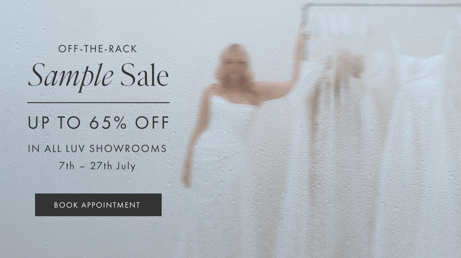 Sample Sale mobile banner